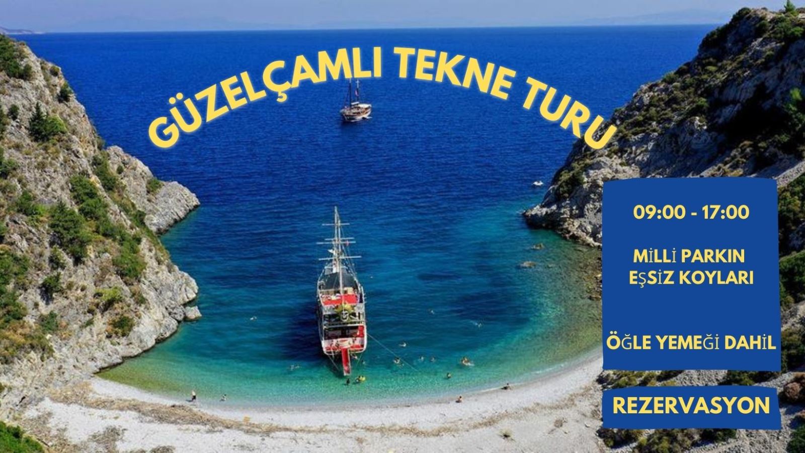 Güzelçamlı tekne turu